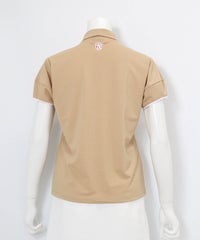 立体スリーブ襟付きプルオーバー(ベージュ)後ろ