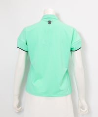 立体スリーブ襟付きプルオーバー(ライトグリーン)後ろ