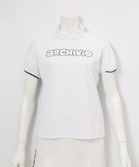 立体スリーブ襟付きプルオーバー(ホワイト)前