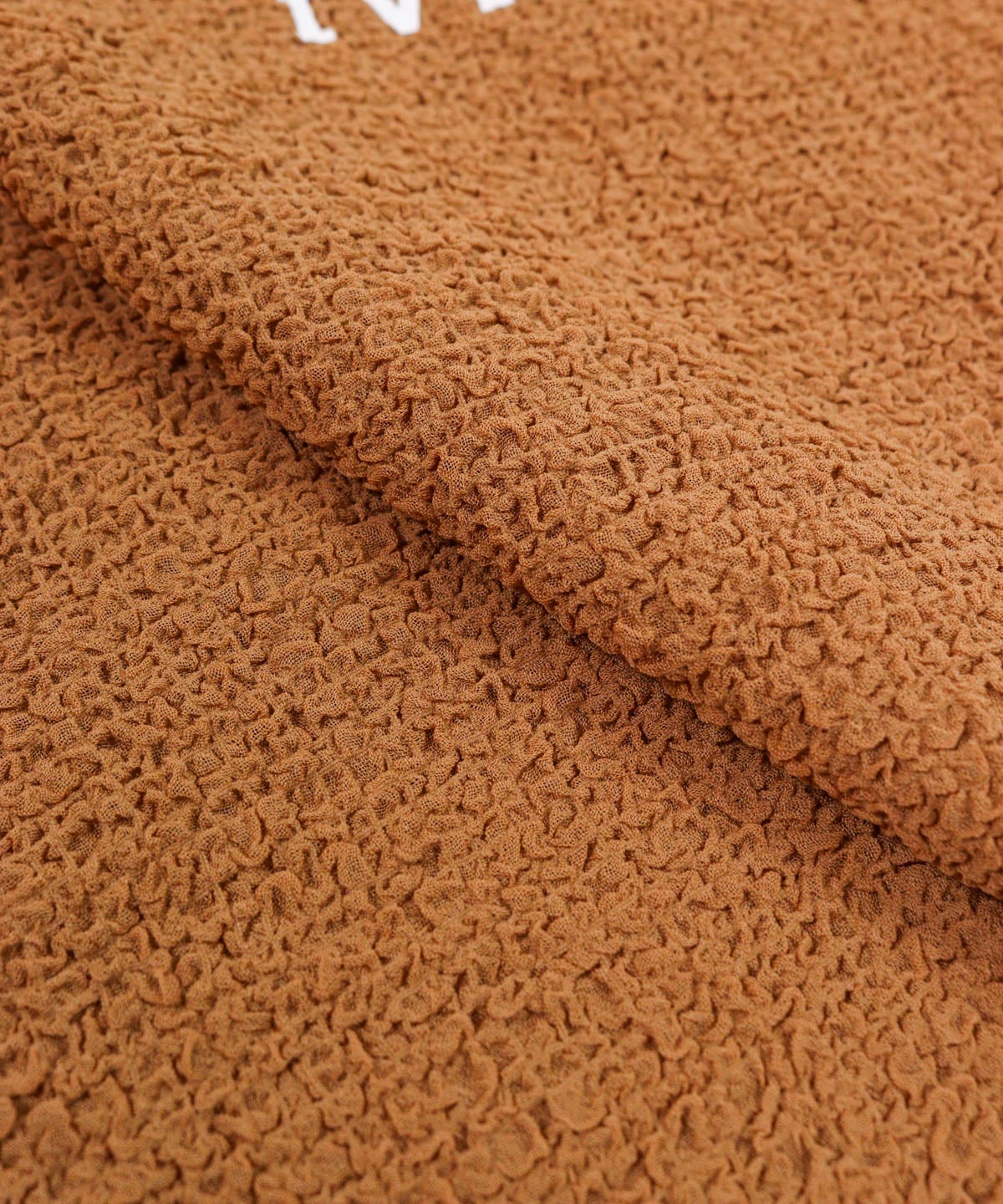 前身頃生地感(ブラウン)