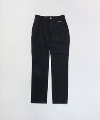 【メンズ】UV冷感テーパードパンツ(ブラック)前