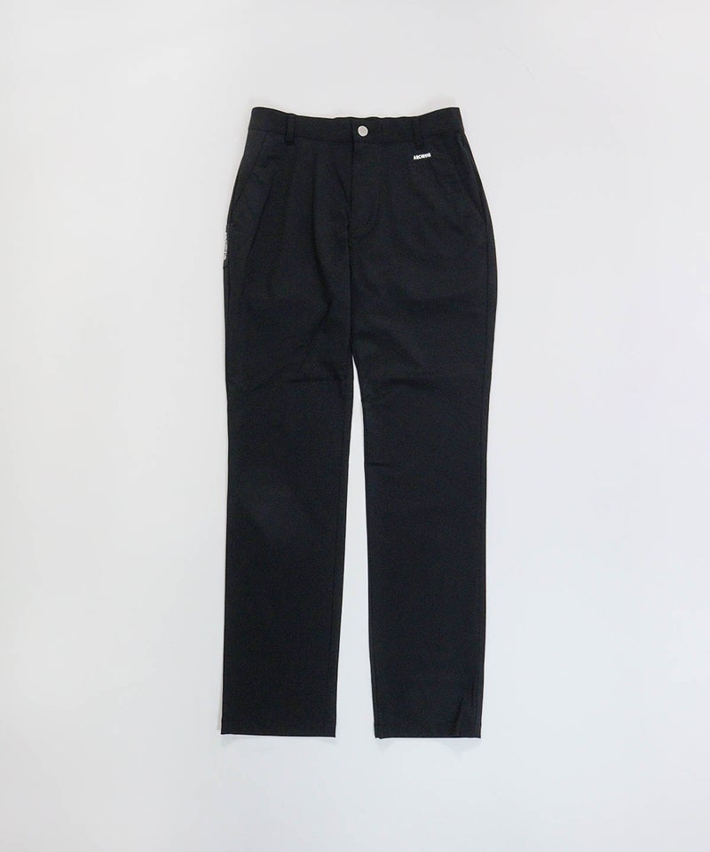 【メンズ】UV冷感テーパードパンツ(ブラック)前