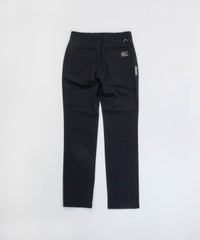 【メンズ】UV冷感テーパードパンツ(ブラック)後ろ