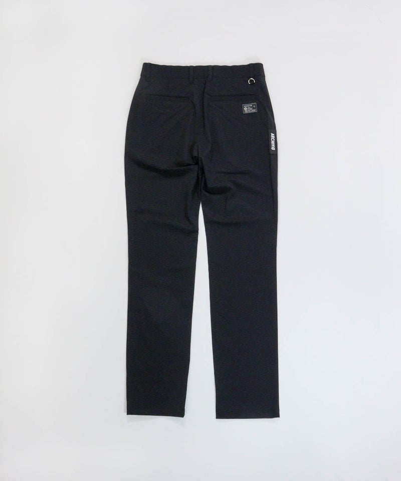 【メンズ】UV冷感テーパードパンツ(ブラック)後ろ