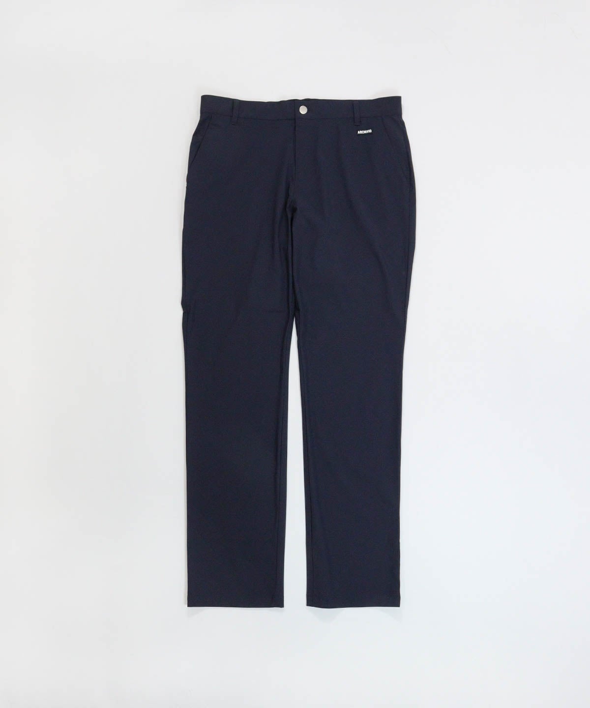 【メンズ】UV冷感テーパードパンツ(ネイビー)前