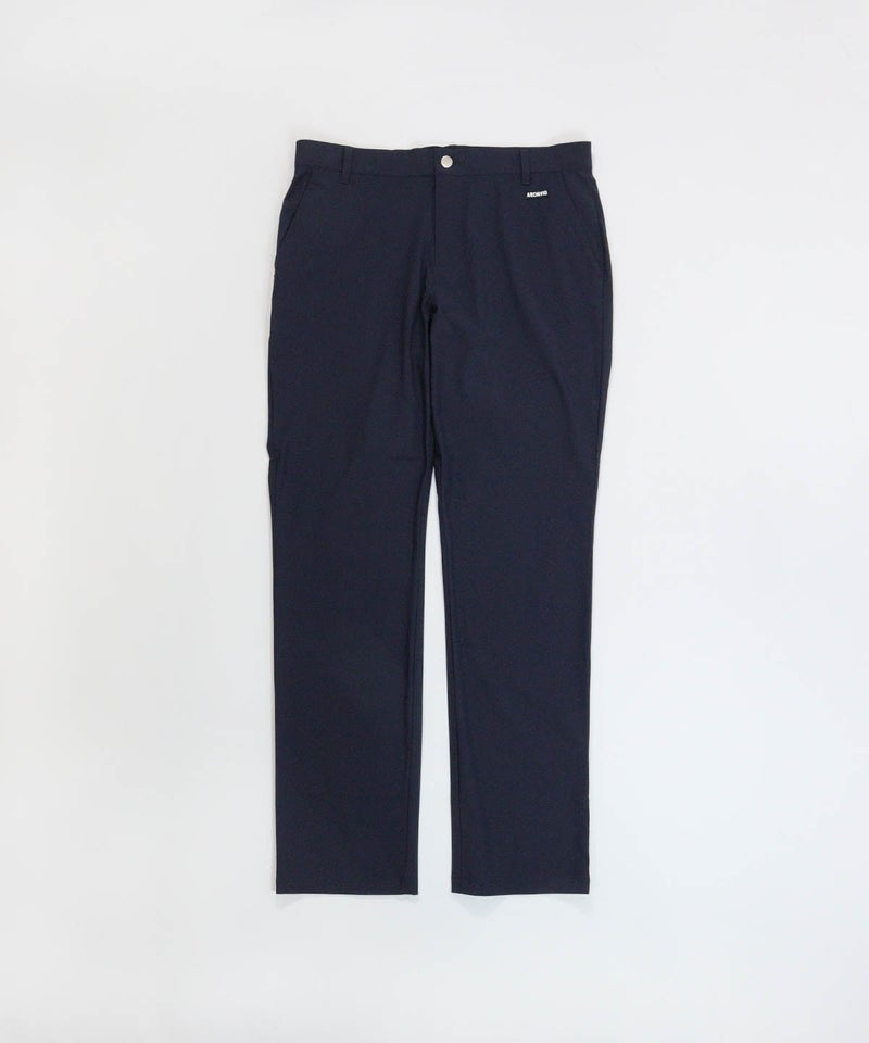 【メンズ】UV冷感テーパードパンツ(ネイビー)前