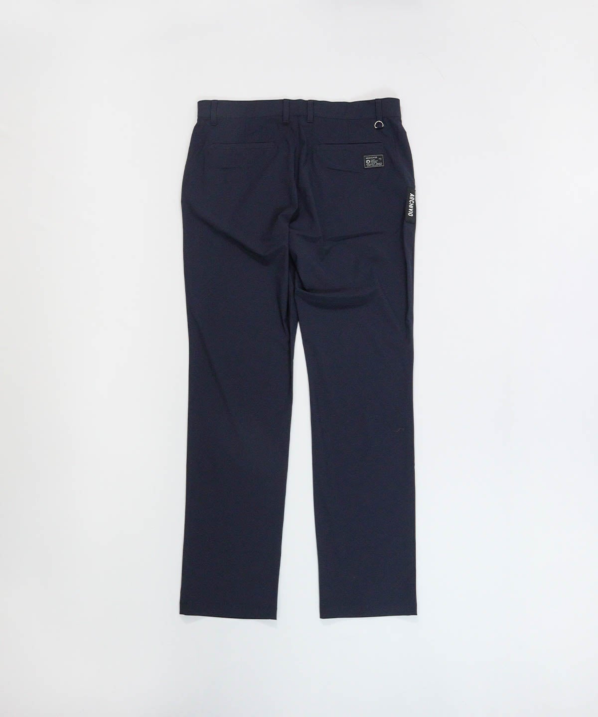 【メンズ】UV冷感テーパードパンツ(ネイビー)後ろ