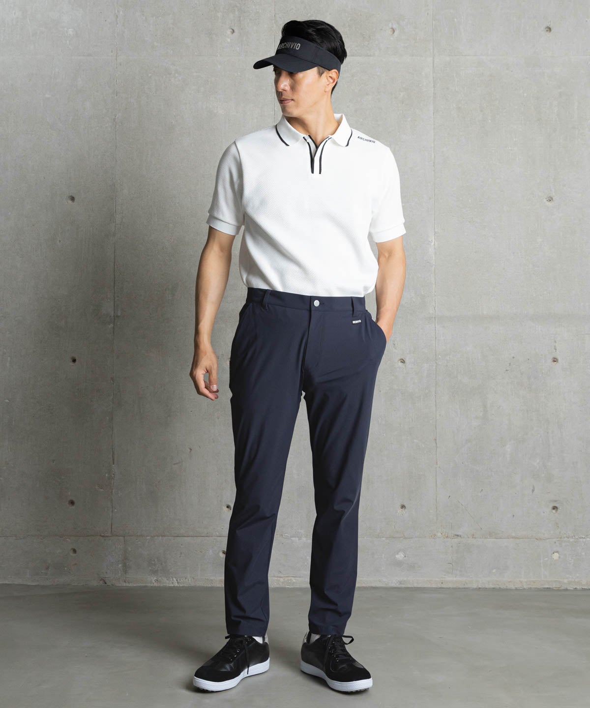 モデル着用画像(ネイビー)