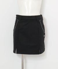 ストーンポケットUV撥水スカート(ブラック)前