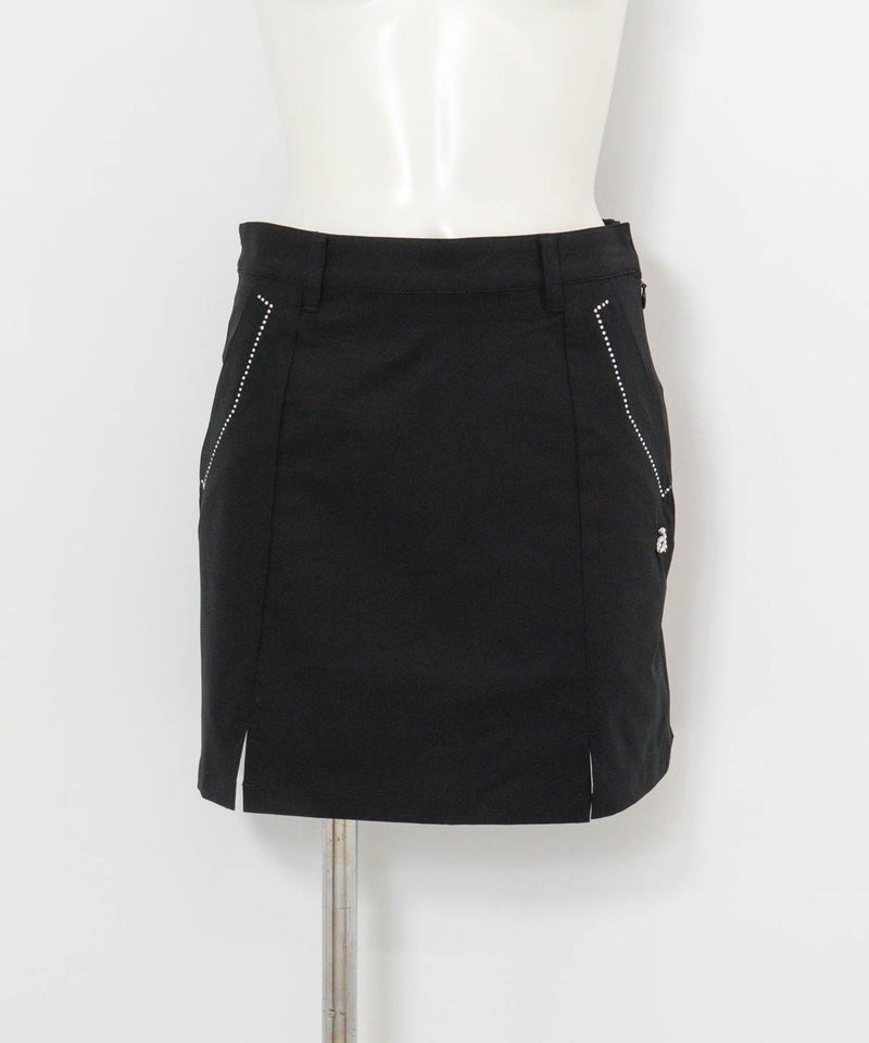 ストーンポケットUV撥水スカート(ブラック)前