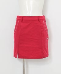ストーンポケットUV撥水スカート(レッド)前