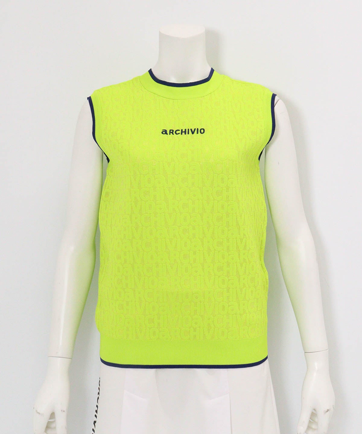 前後2WAYリボンベスト(ライトグリーン)前