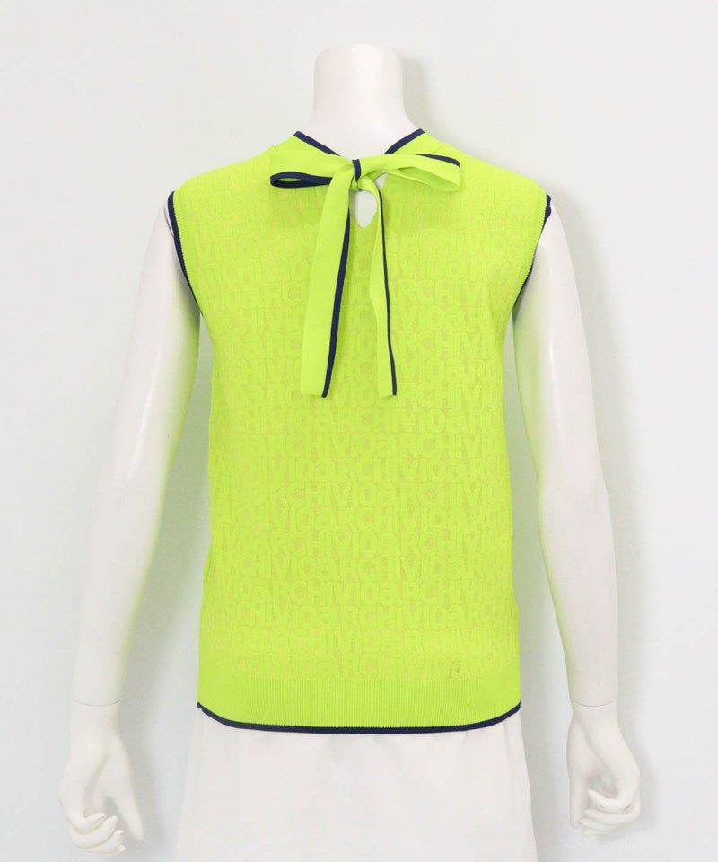 前後2WAYリボンベスト(ライトグリーン)後ろ