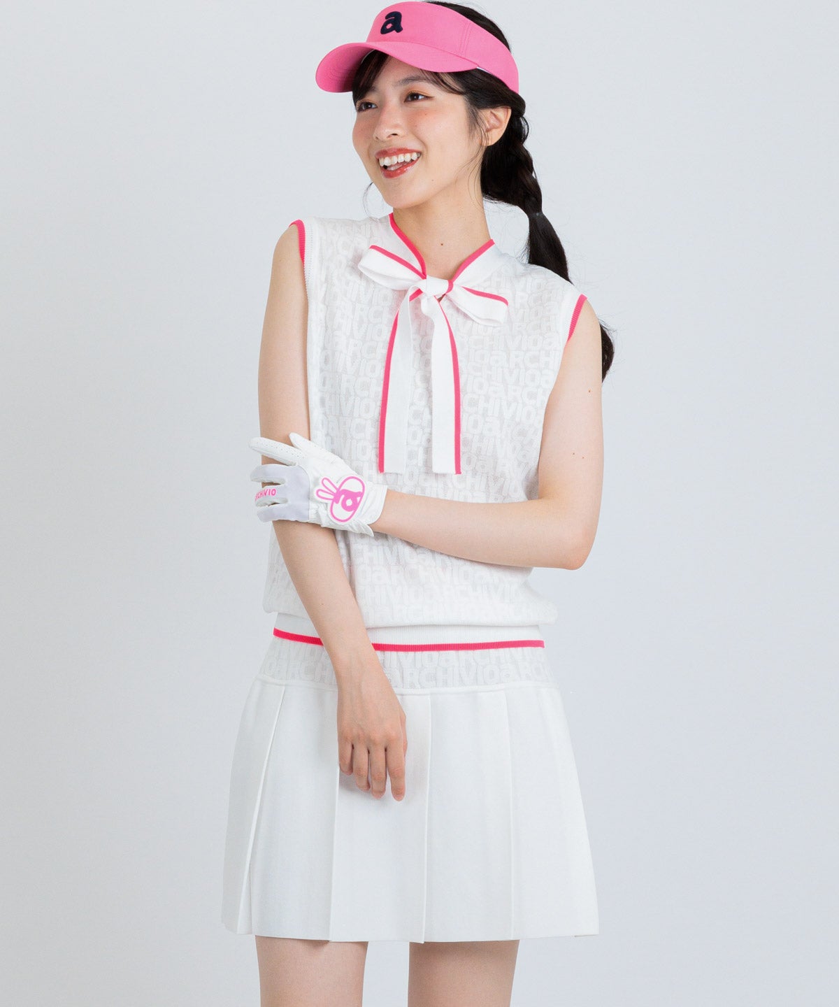 前後2WAYリボンベスト|アルチビオ - ゴルフウェアや婦人服通販