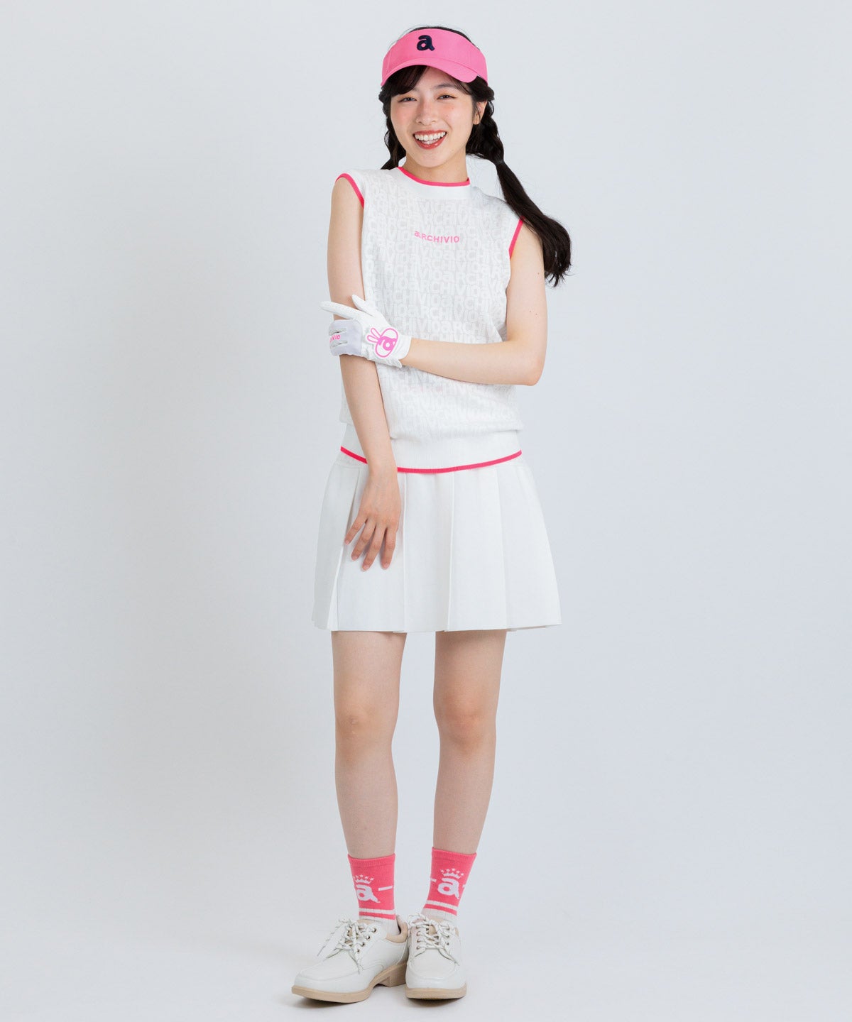 前後2WAYリボンベスト|アルチビオ - ゴルフウェアや婦人服通販