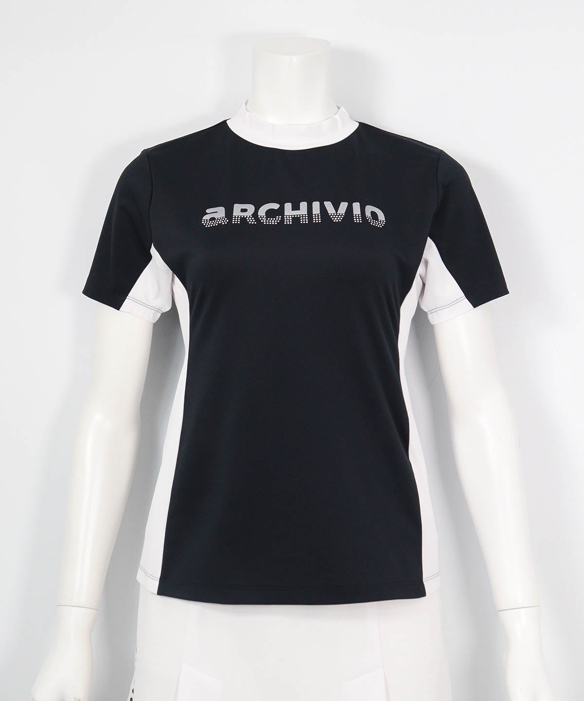 UV速乾サイド配色プルオーバー(ブラック)前