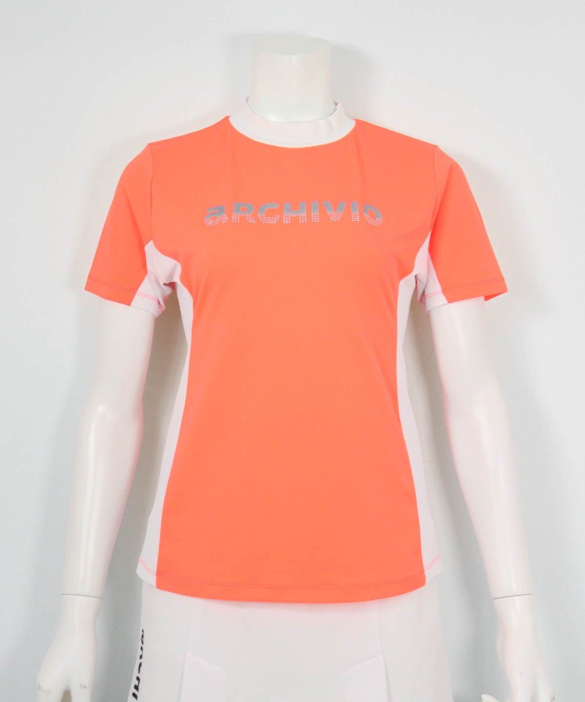38 ARCHIVIO プルオーバー シャツ 吸水速乾 UVカット オレンジ 【公式