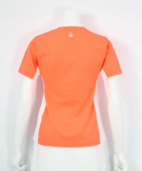 UV速乾サイド配色プルオーバー(ライトオレンジ)後ろ