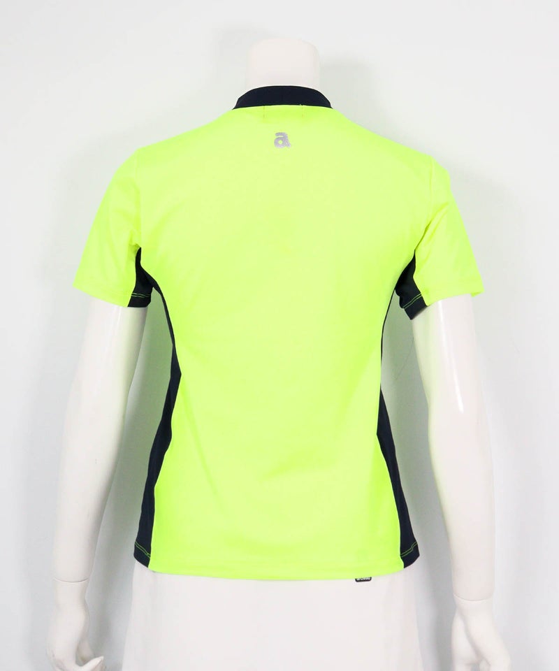 UV速乾サイド配色プルオーバー(イエロー)後ろ