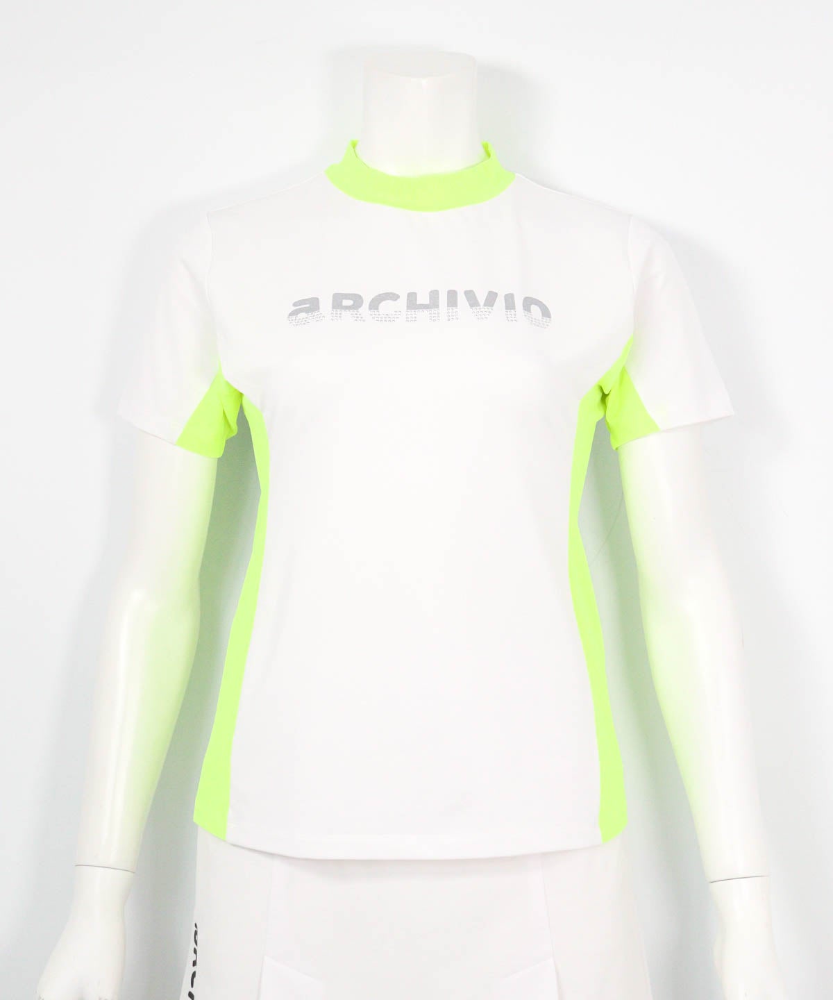 UV速乾サイド配色プルオーバー(ホワイト)前