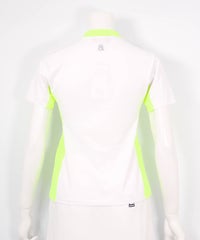 UV速乾サイド配色プルオーバー(ホワイト)後ろ