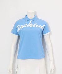 UV速乾ドルマンポロシャツ(ライトブルー)前