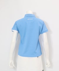 UV速乾ドルマンポロシャツ(ライトブルー)後ろ