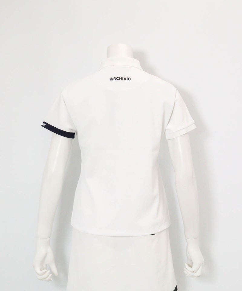 UV速乾ドルマンポロシャツ(ホワイト)後ろ