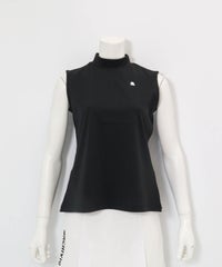 バックロゴUV速乾ノースリプルオーバー(ブラック)前
