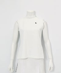 バックロゴUV速乾ノースリプルオーバー(ホワイト)前