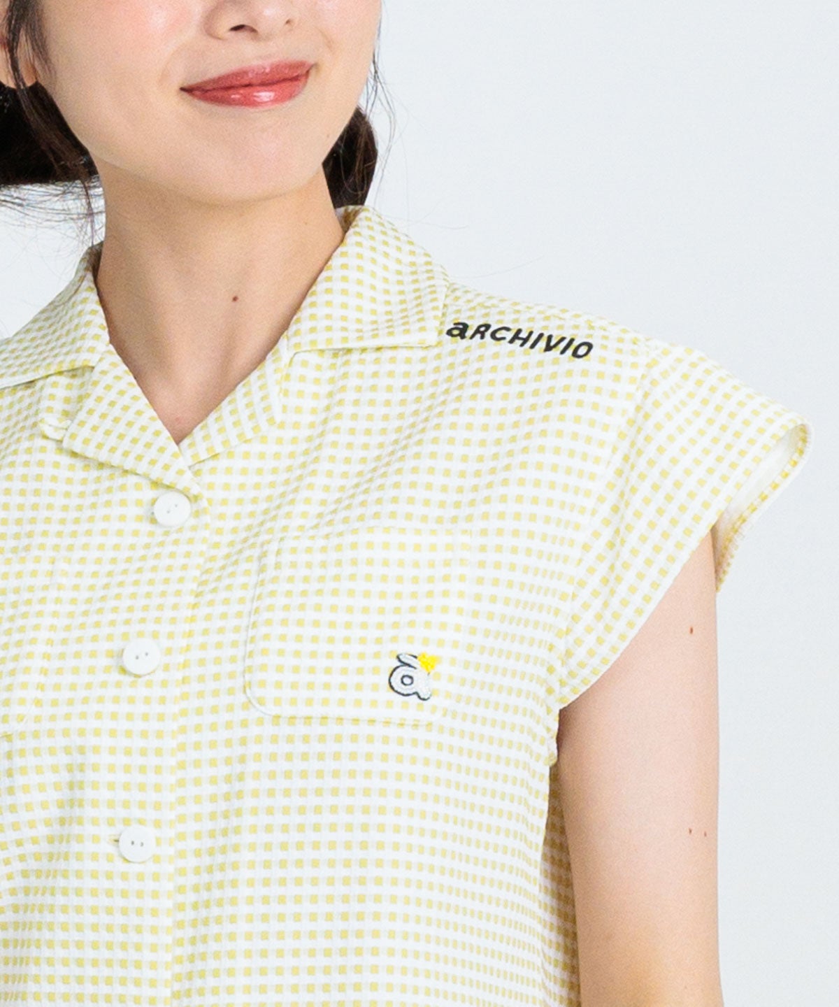 モデル着用画像(イエロー)