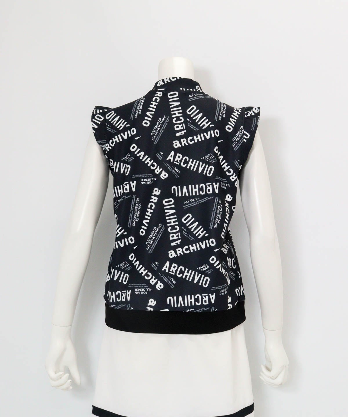 MIXロゴUV冷感プルオーバー(ブラック)後ろ