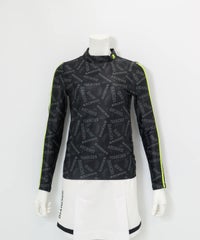 ネオンラインハイネックプルオーバー(ブラック)前