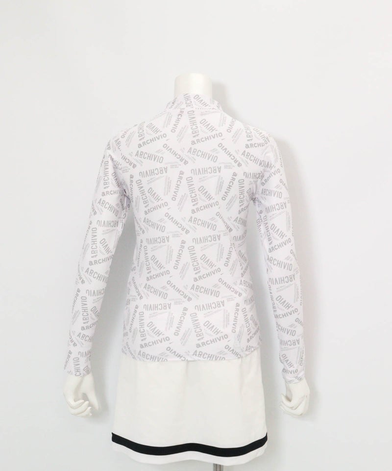 ネオンラインハイネックプルオーバー(ブラック)前ネオンラインハイネックプルオーバー(ホワイト)後ろ