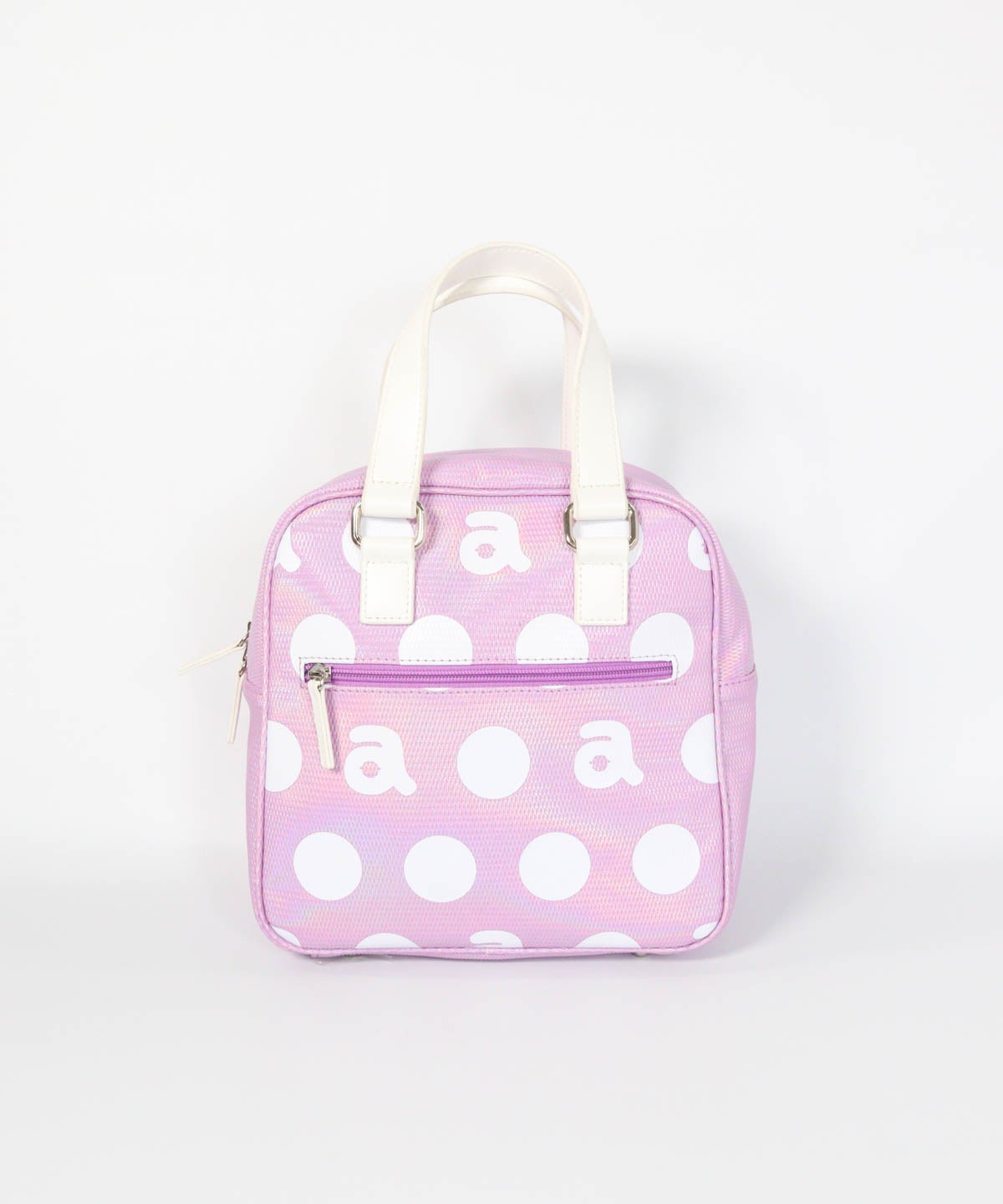パステルドット保冷バッグ(ピンク)後ろ