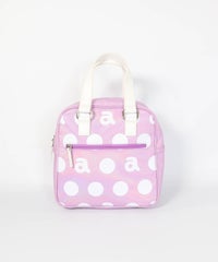 パステルドット保冷バッグ(ピンク)後ろ