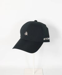ロゴチャーム通気撥水キャップ(ブラック)