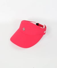 ロゴチャームサンバイザー(ピンク)