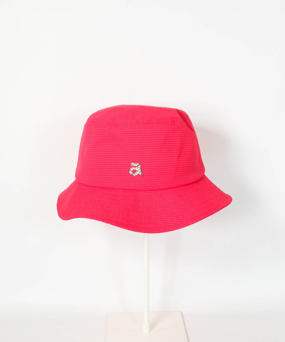 ロゴチャーム通気撥水ハット(ピンク)