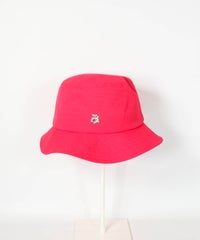 ロゴチャーム通気撥水ハット(ピンク)