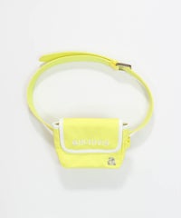 パイピング刺繍ウエストポーチ(イエロー)
