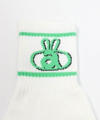 ロゴマークアップ(ホワイト×グリーン)