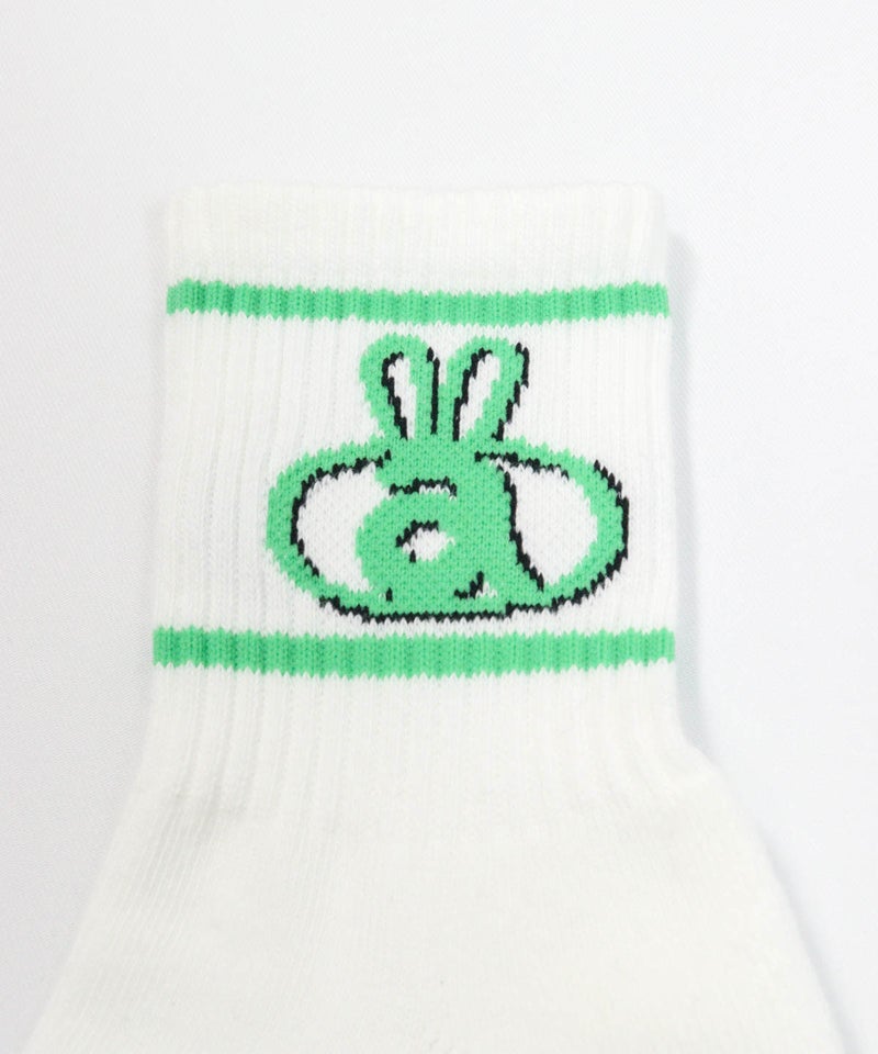 ロゴマークアップ(ホワイト×グリーン)