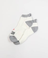 ハートロゴくるぶしソックス(ホワイト)