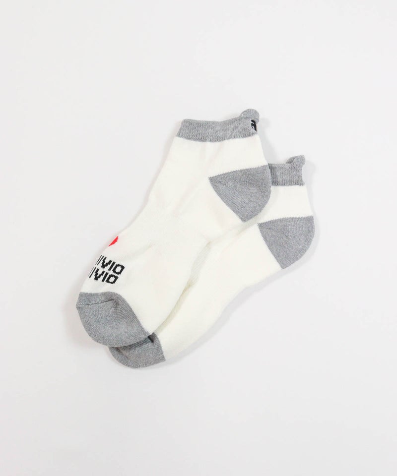 ハートロゴくるぶしソックス(ホワイト)