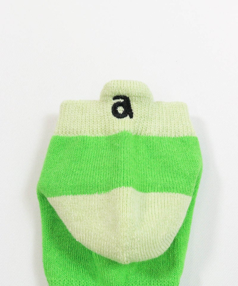 かかと部分ロゴマーク(ライトグリーン)