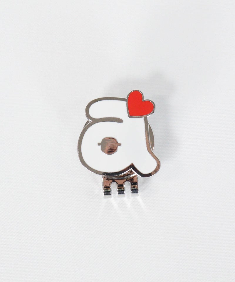 クリップ付きマグネットマーカー(ホワイト)