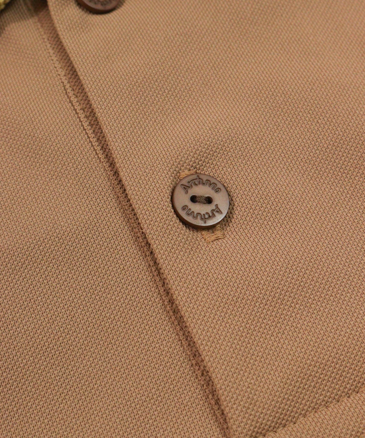 ボタン(キャメル)