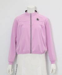 サイドメッシュUVブルゾン(ピンク)前