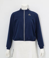 サイドメッシュUVブルゾン(ネイビー)前